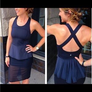 Lululemon peplum tank top without pads, size 4